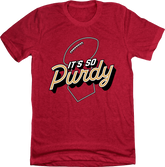 So Purdy Red T-shirt In The Clutch